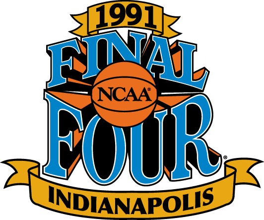 Ncaa Mens Final Four - 1991 Ncaa Final Four Logo (532x443), Png Download