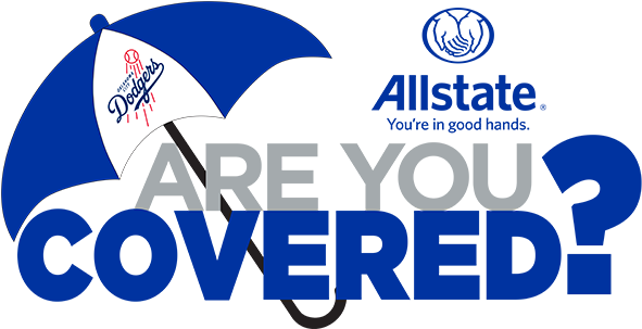 Allstate Are You Covered - Angeles Dodgers (640x360), Png Download
