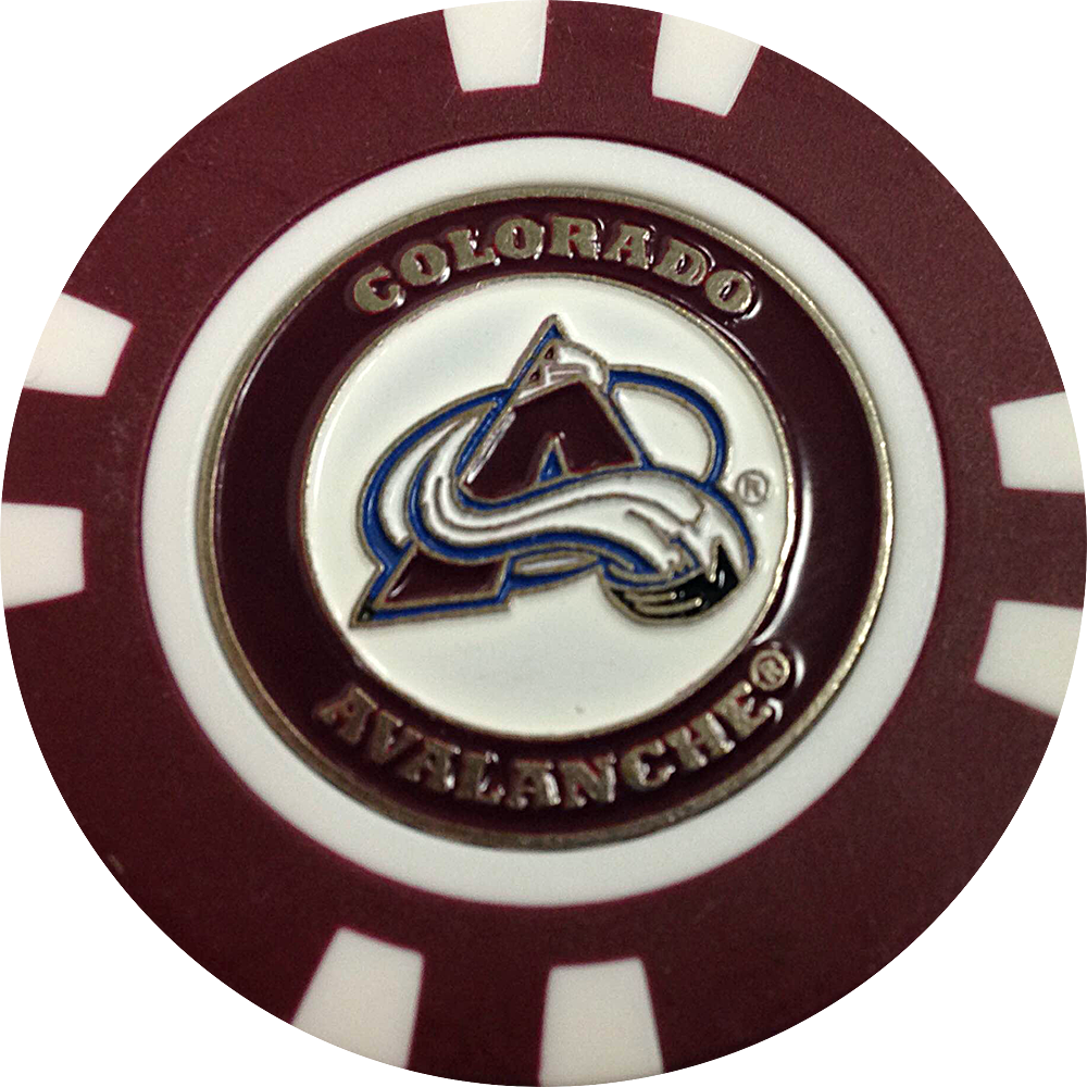 Golf Ball Marker Nhl Colorado Avalanche - Oakland (1000x1000), Png Download