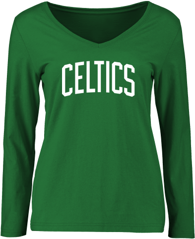 Boston Celtics Women's Design Your Own Long Sleeve - Boston Celtics Jersey (500x500), Png Download