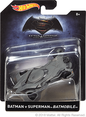 Bruce - Batman Vs. Superman Batmobile Hot Wheels Die Cast Car (300x408), Png Download