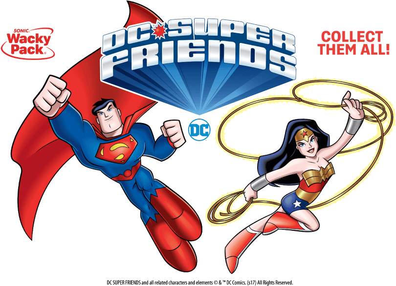 The Superman Super Site - Super Friends (1000x601), Png Download