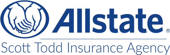Scott Todd Allstate Agency - Allstate Logo Png (608x207), Png Download