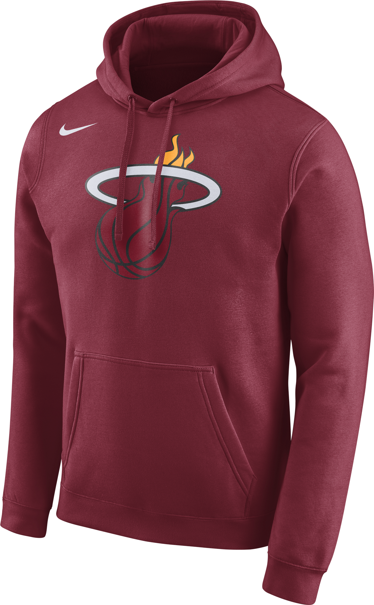 Nike Miami Heat Logo Club Hoodie Red - Black Nike Miami Heat Jersey (2222x2222), Png Download
