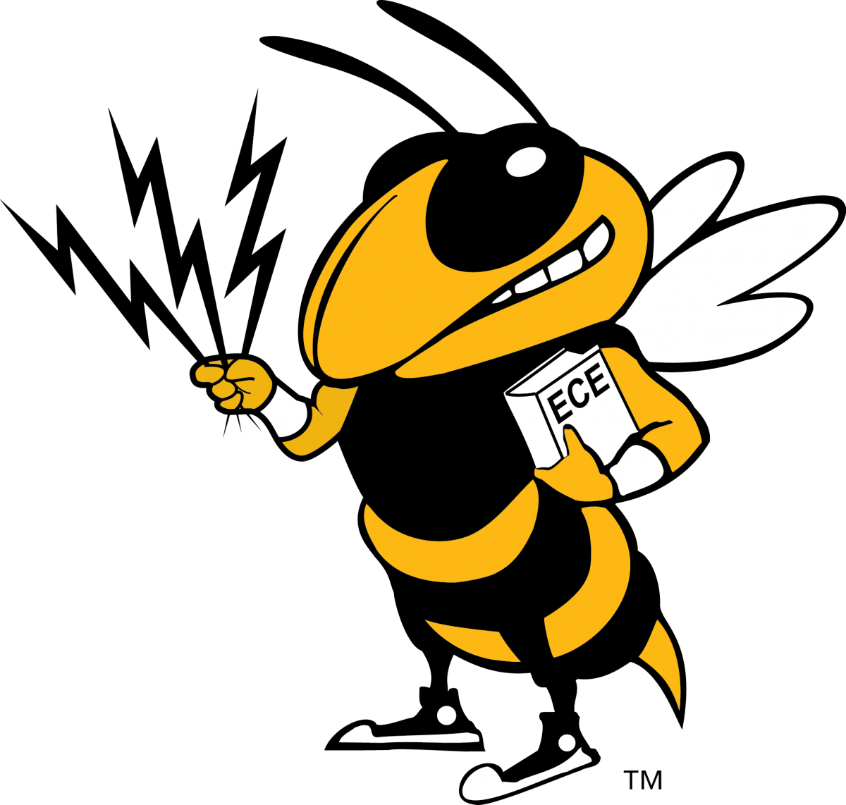 Freeuse Stock Hornet Clipart Georgia Tech - Georgia Tech Ece Logo (1200x1142), Png Download