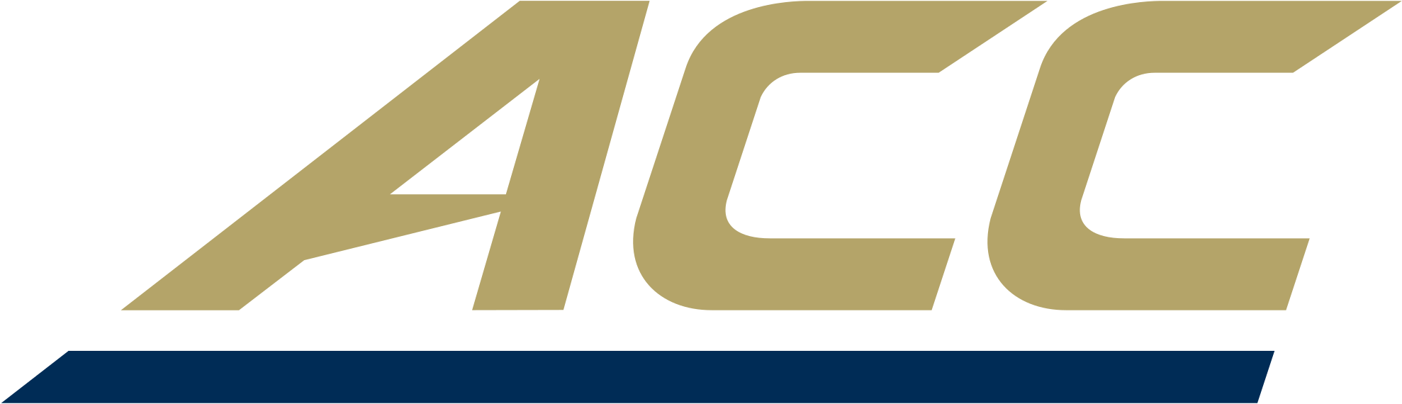 File Acc Logo In Georgia Tech Colors Svg Wikimedia - Wake Forest Acc Logo (2000x590), Png Download