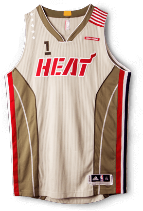 Miami Heat Home Strong - 91 Miami Heat Jersey (329x491), Png Download