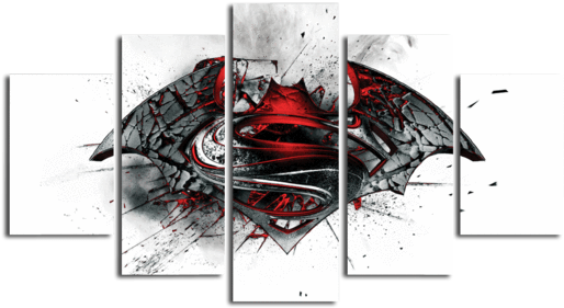 Batman Vs Superman - Batman Vs Superman Canvas (530x530), Png Download