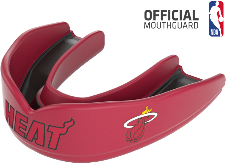 Miami Heat Nba Basketball Mouthguard - Golden State Warriors Mouthpiece (1000x1000), Png Download