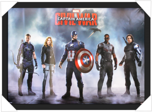 #162 - Captain América Civil War 2016 (500x500), Png Download