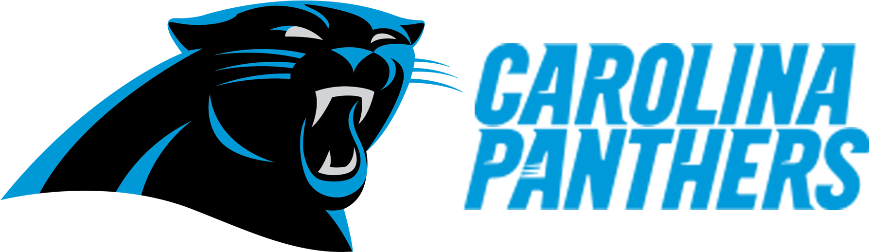 Carolina Panther Png - North Carolina Panthers (1894x668), Png Download