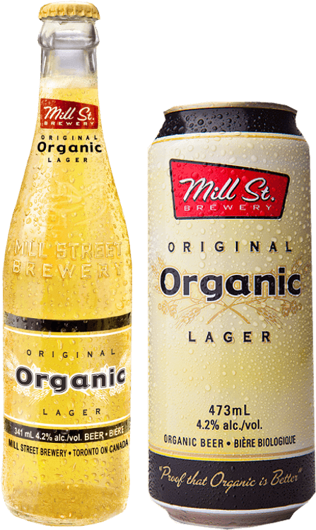 Organic Lager - Mill Street Organic (600x800), Png Download