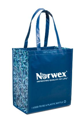 Norwex Recycled Bag - Recycled Shopping Bag (580x484), Png Download