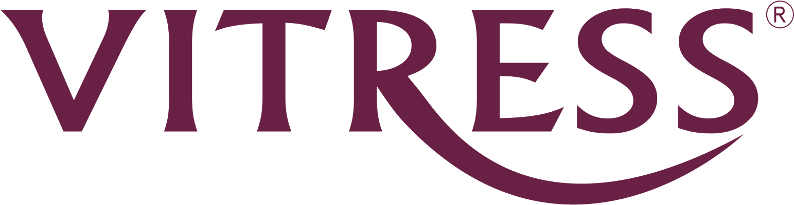 Follow Vitress On Social Media For More Hair Tips & - Vitress Logo (1600x590), Png Download