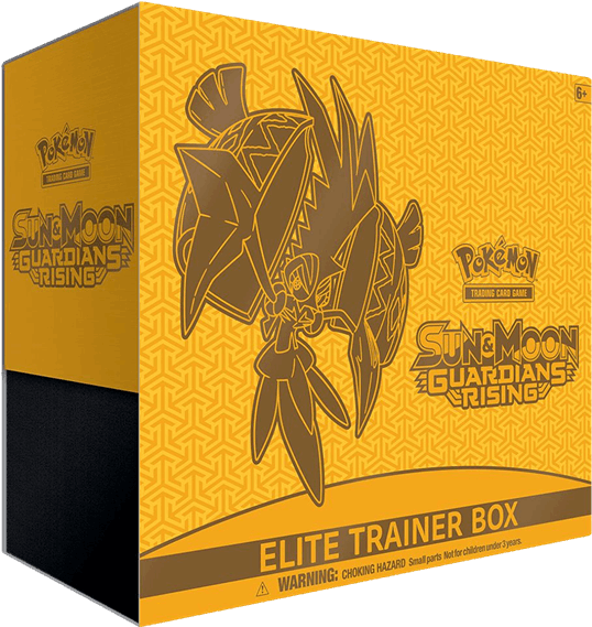 Pokemon Sun & Moon Guardians Rising Elite Trainer Box - Pokemon Guardians Rising Elite Trainer Box (600x600), Png Download