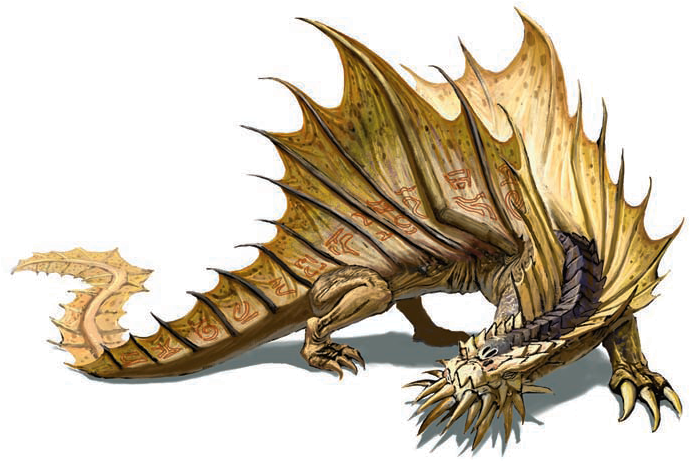 Nefermandias - Sand Dragon (700x465), Png Download