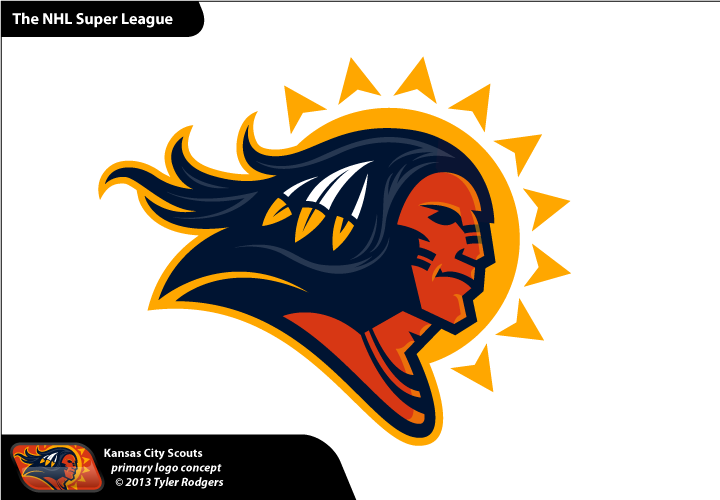 Ojyk39g - Kansas City Scouts Concept Logo (720x500), Png Download