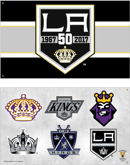 Los Angeles Kings Logo - Old Crown La Kings Logo (500x667), Png Download