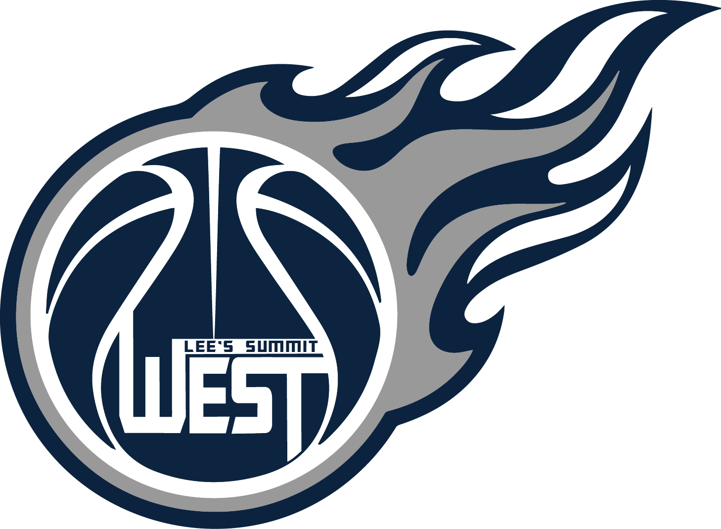 Logo - West Basketball Logo (1458x1070), Png Download