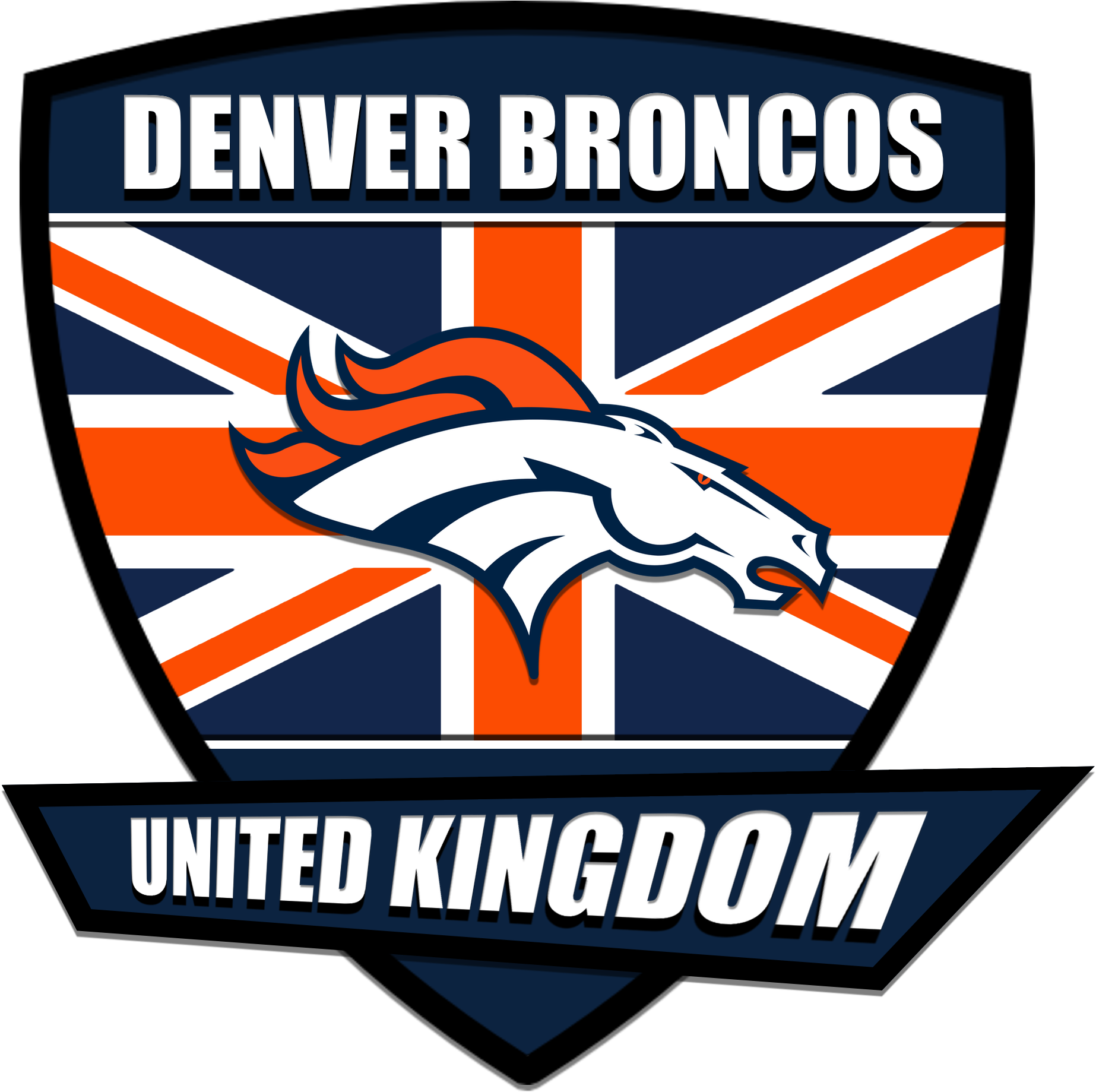 Denver Broncos Uk Logo - Denver Broncos (2000x2000), Png Download