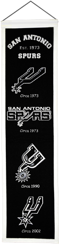 Nba Heritage Banner, San Antonio Spurs (500x500), Png Download