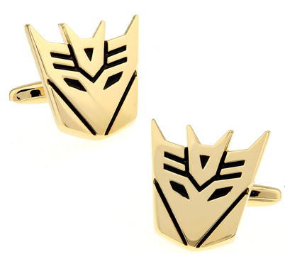 Decepticon Transformer Cufflinks In Brass - Decepticon (640x640), Png Download