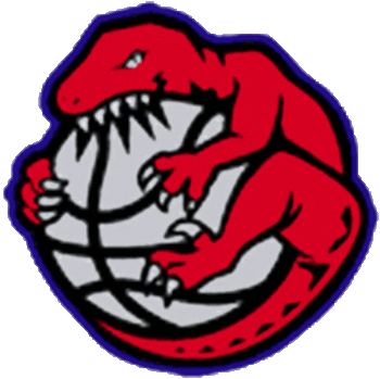 Logo From Their Dinosaur Days - Toronto Raptors Transparent Logo (350x349), Png Download