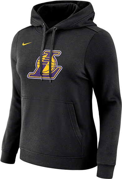 Los Angeles Lakers Women's Logo Club Hoodie Pro - Los Angeles Lakers Jersey Women's (500x667), Png Download