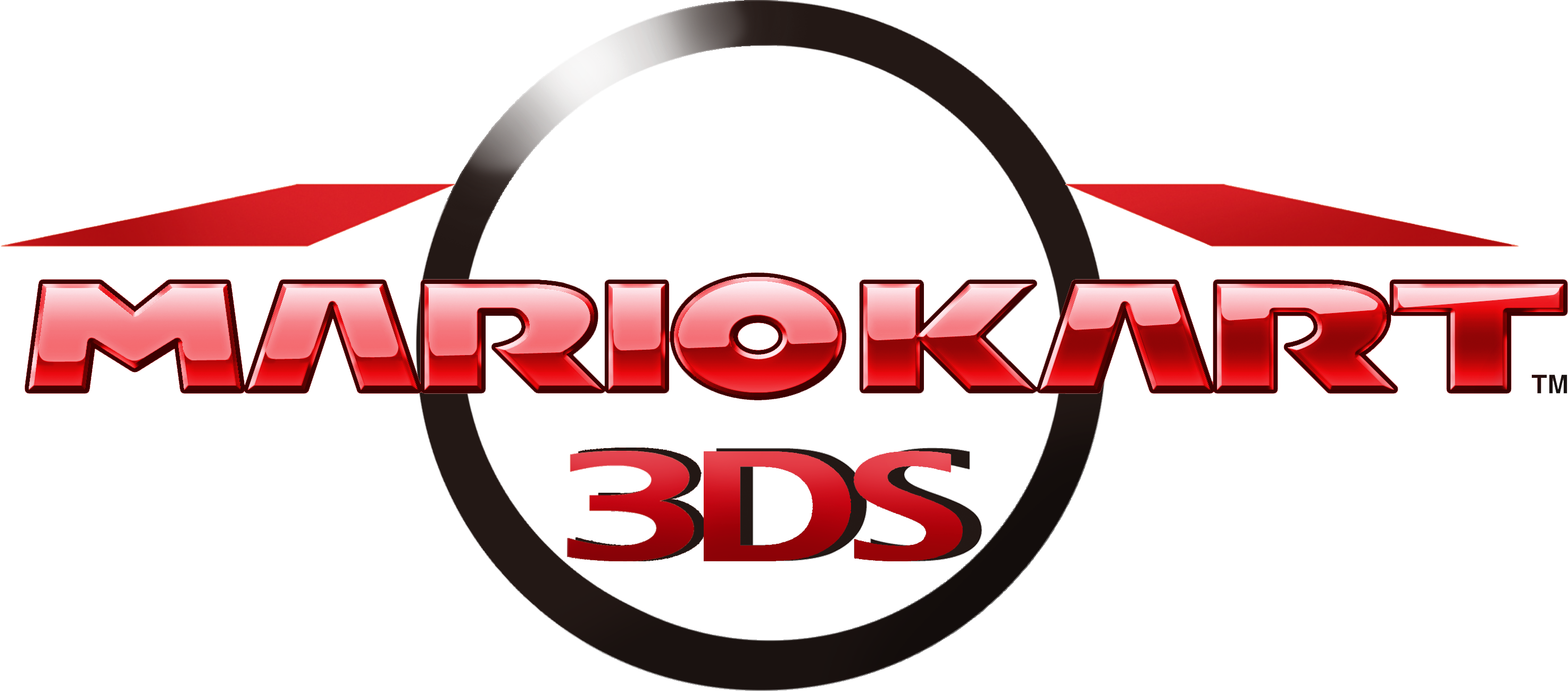 Mario Kart 3ds Logo - Mario Kart 7 Logo (2948x1300), Png Download