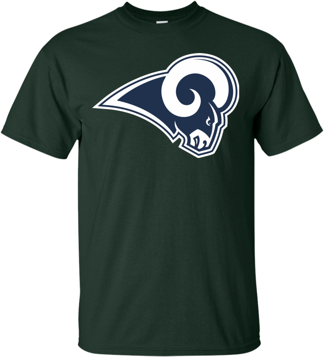 Los Angeles Rams Logo Football Men's T-shirt - Los Angeles Rams Blanket 60" X 80" Plush Thick Oversized (1155x1155), Png Download