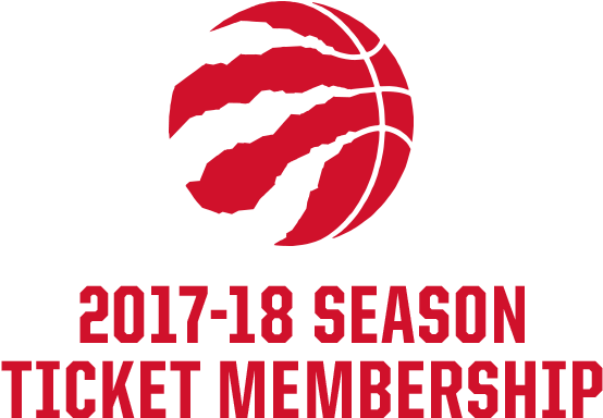 2017-18 Season Ticket Membership - Toronto Raptors Logo Claw (600x400), Png Download