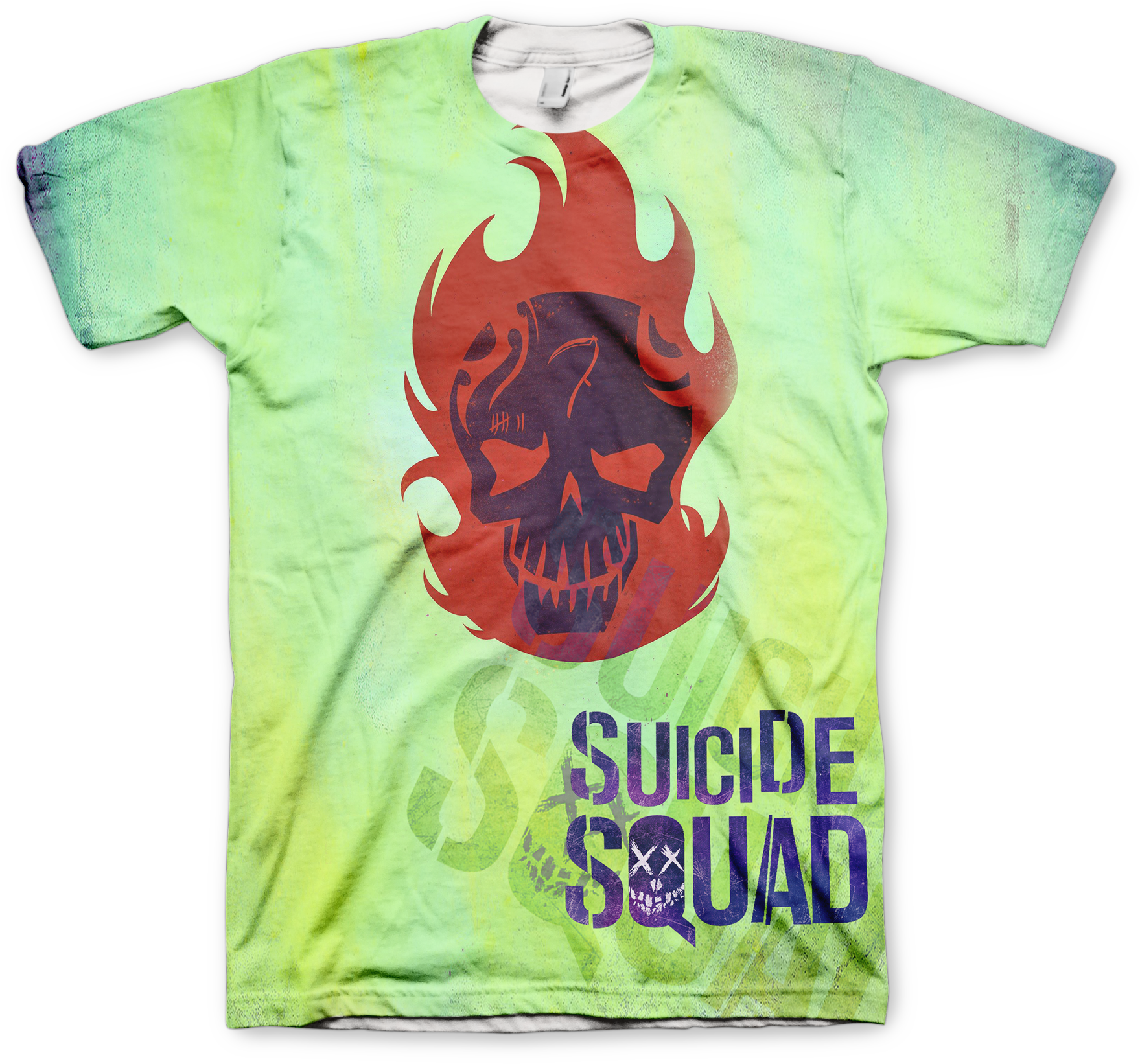 Diablo Suicide Squad Tee Shirt - S Squad (1800x1674), Png Download