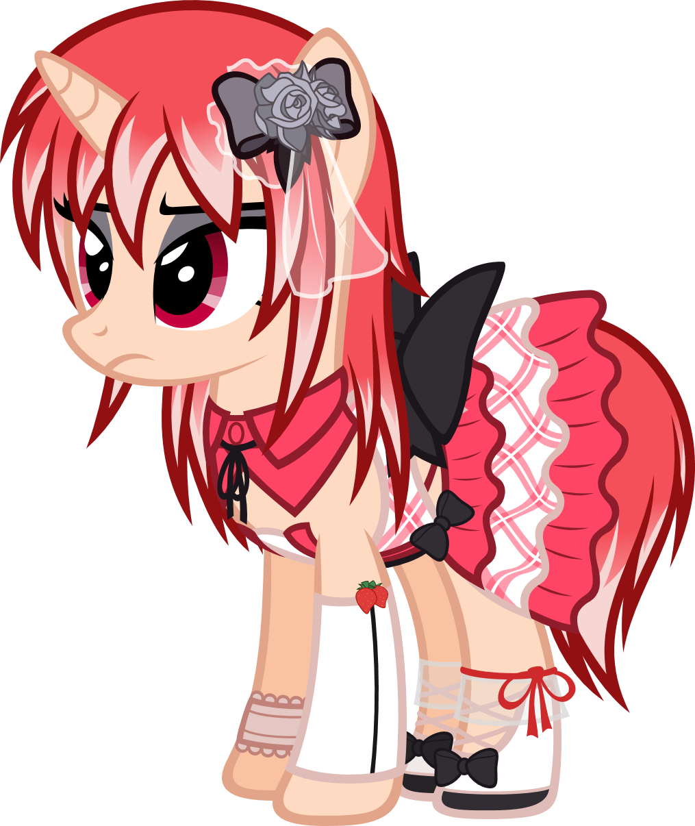 Zacatron94, Audrey Belrose, Clothes, Dress, Female, - Huniepop Pony (1015x1206), Png Download