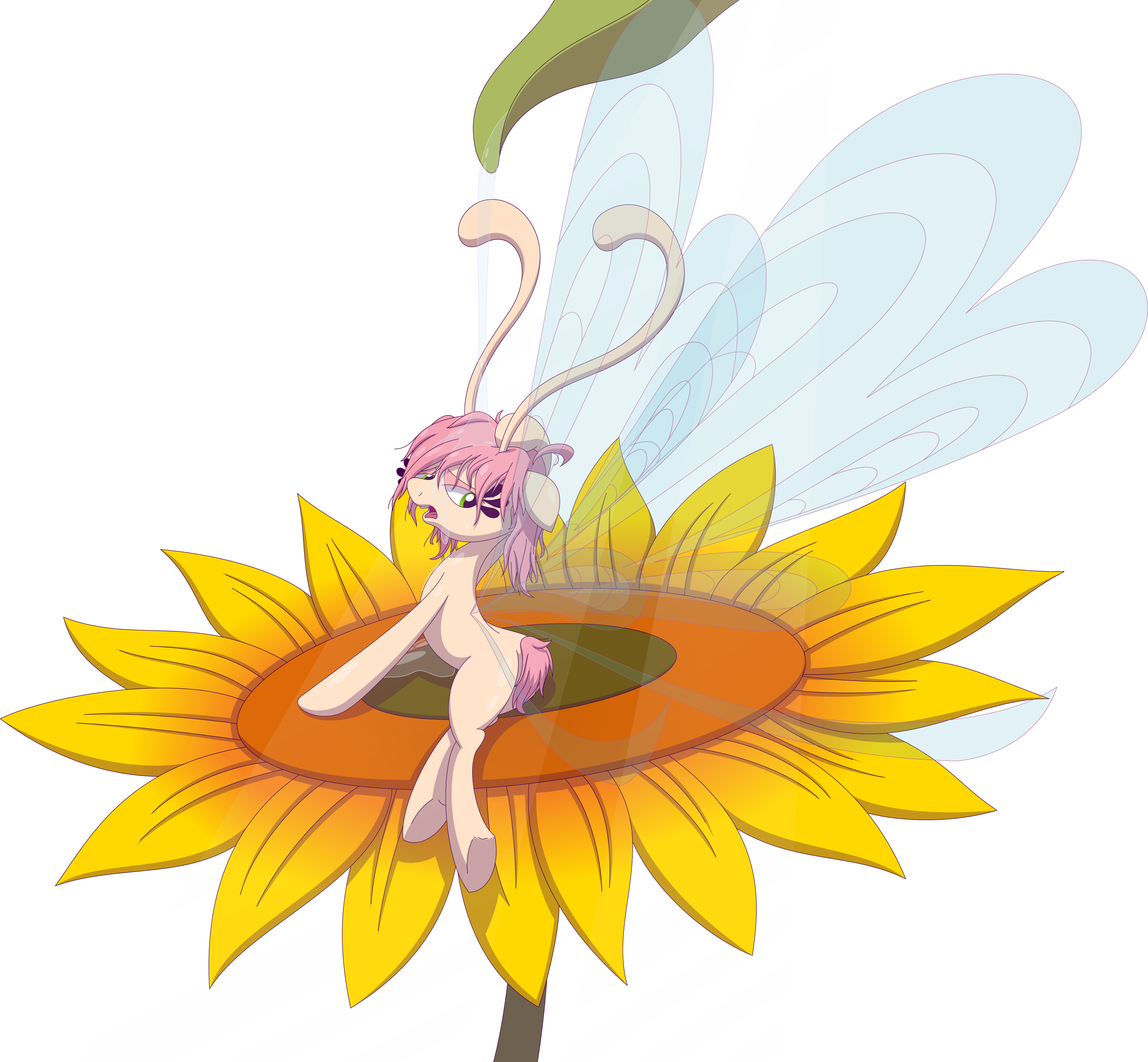 Zacatron94, Breezie, Flower, Huniepop, Kyu, Ponified, - Black-eyed Susan (4630x4284), Png Download