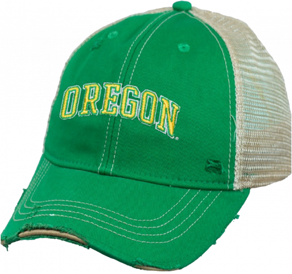 Oregon Ducks Mudwashed Snap Back Trucker Hat - Baseball Cap (596x560), Png Download