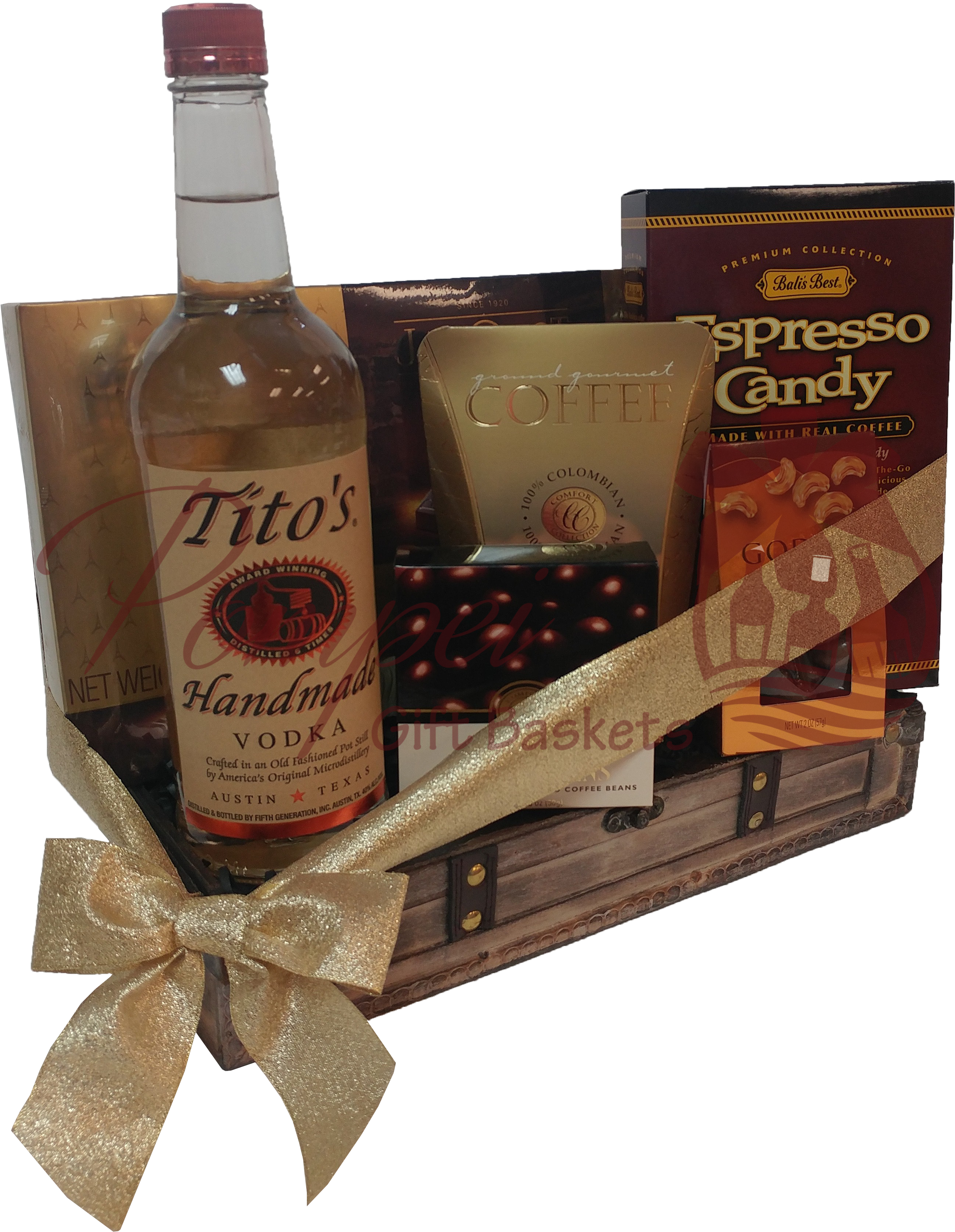 The Perfect Titos Vodka Gift Basket, Titos Gift Basket, - Tito's Vodka (2988x5312), Png Download