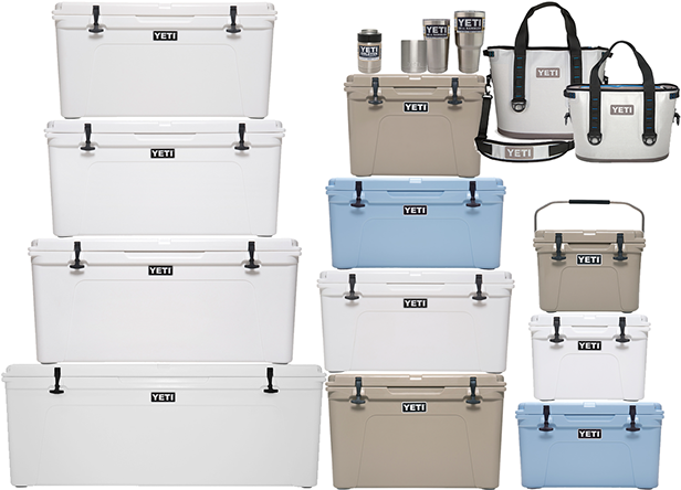 Yeti Collection - Tundra 110 Cooler-white (674x449), Png Download