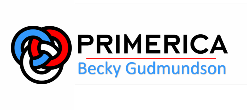 Becky Gudmundson - Primerica - Primerica Logo (800x359), Png Download