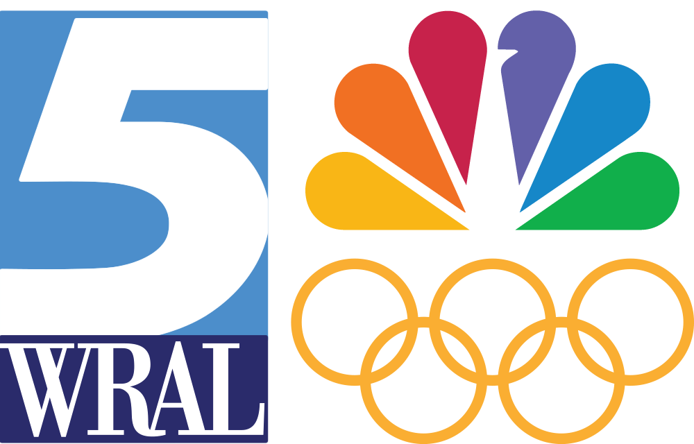 Wral Nbc Olympics - Nbc Olympics Logo Png (1000x640), Png Download