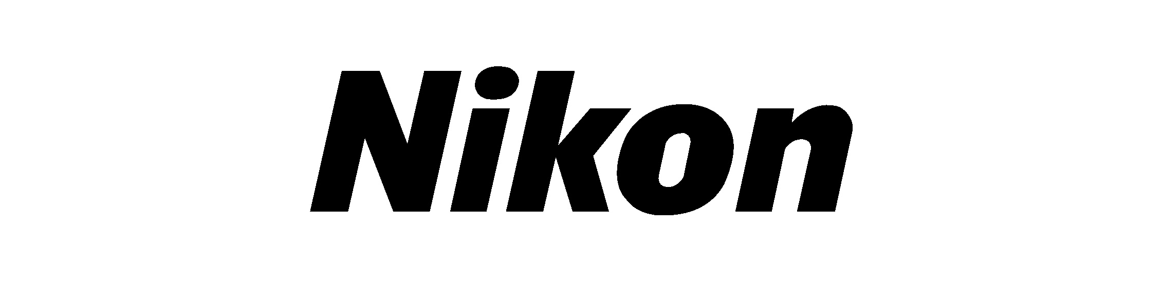Nikon Logo Black And White - Nikon - Filter - Protection - 77 Mm (2400x2400), Png Download