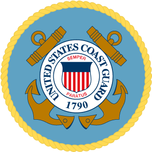 United States Coast Guard Logo Vector Logo - Department Of Coast Guard Logo (400x400), Png Download
