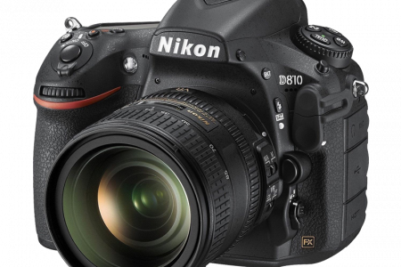 Nikon Clipart Vector - Nikon D810 (450x300), Png Download