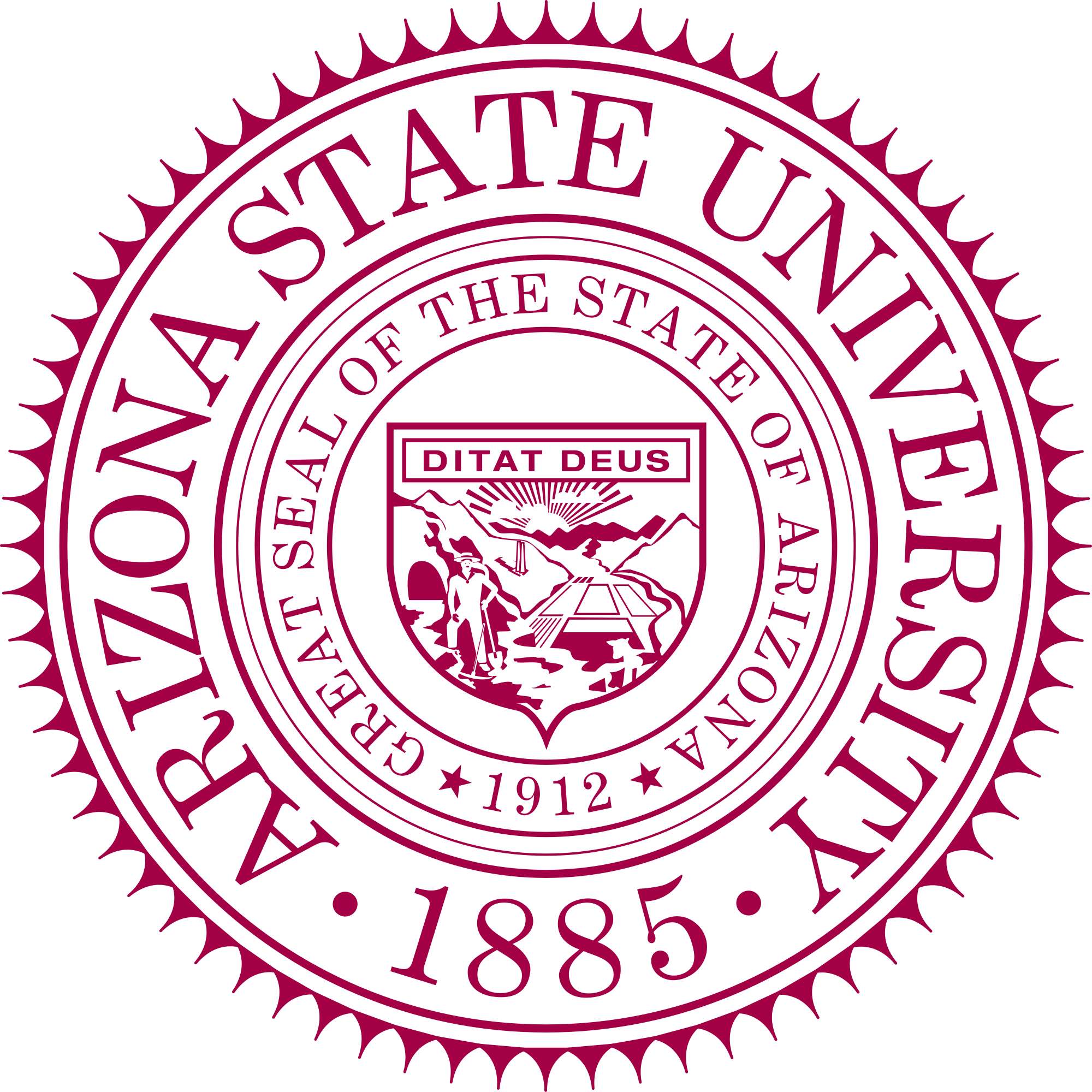 Arizona State University - Arizona State University Logo (2000x2000), Png Download