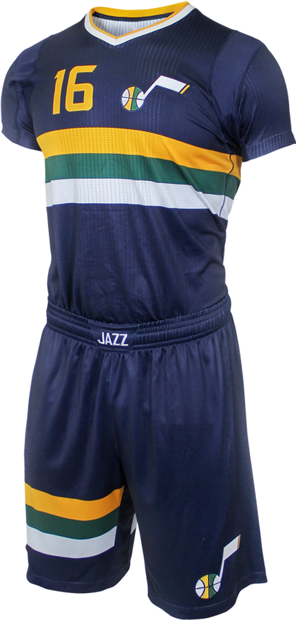 Utah Jazz Jersey 2018 (450x900), Png Download