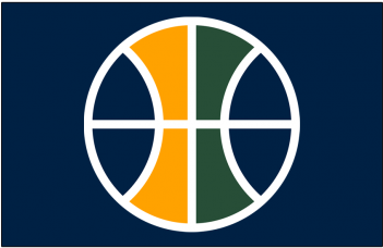 Logo De Utah Jazz Png (350x435), Png Download