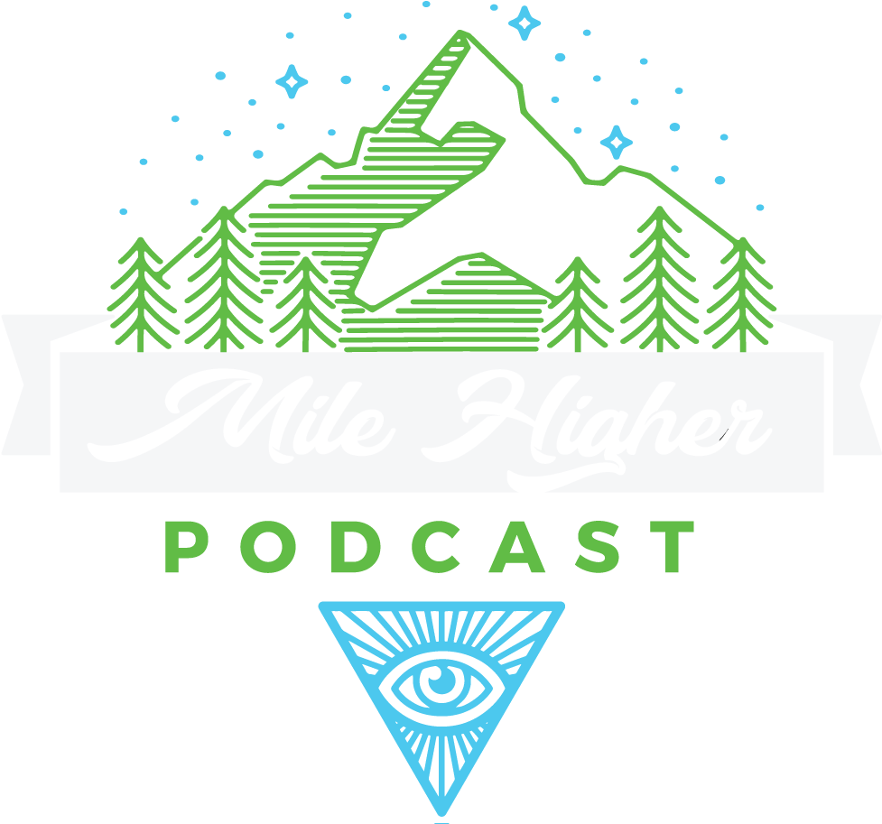 Mile Higher Podcast Mhp Png Color White - Mile Higher Podcast (1000x919), Png Download