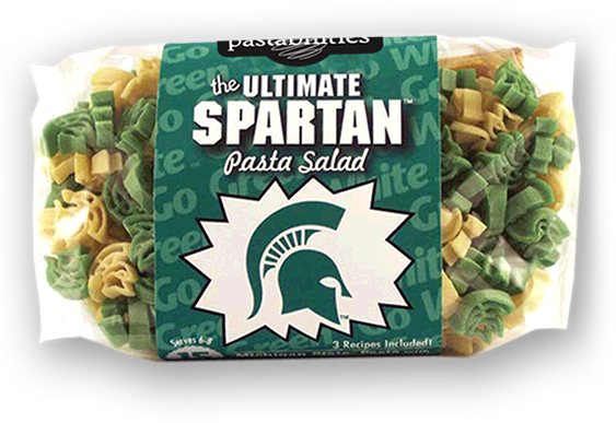 Michigan State Spartan Pasta Salad - Michigan State Pasta (600x450), Png Download