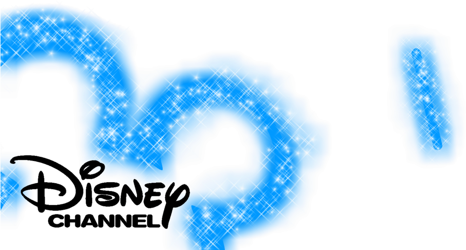 Isne Channel Blue Text Font Product - You Re Watching Disney Channel Template (1024x528), Png Download