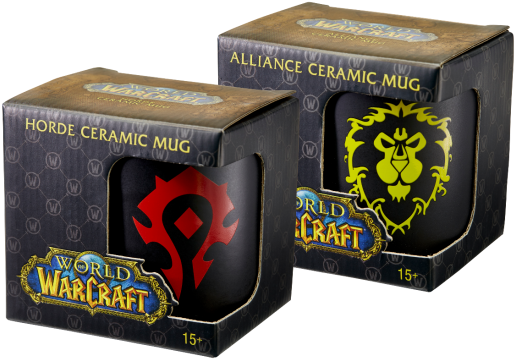World Of Warcraft Logo Mug Blizzard Gear - World Of Warcraft Logo Mug (550x550), Png Download