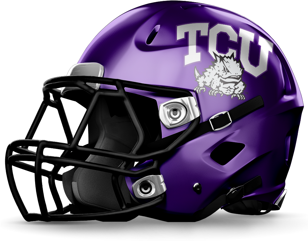 Photo © Tcu Athletics - Central Michigan Football Helmet (1000x800), Png Download